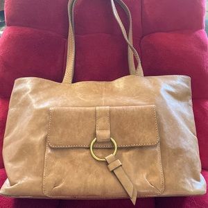 Frye tote, tan, excellent condition!